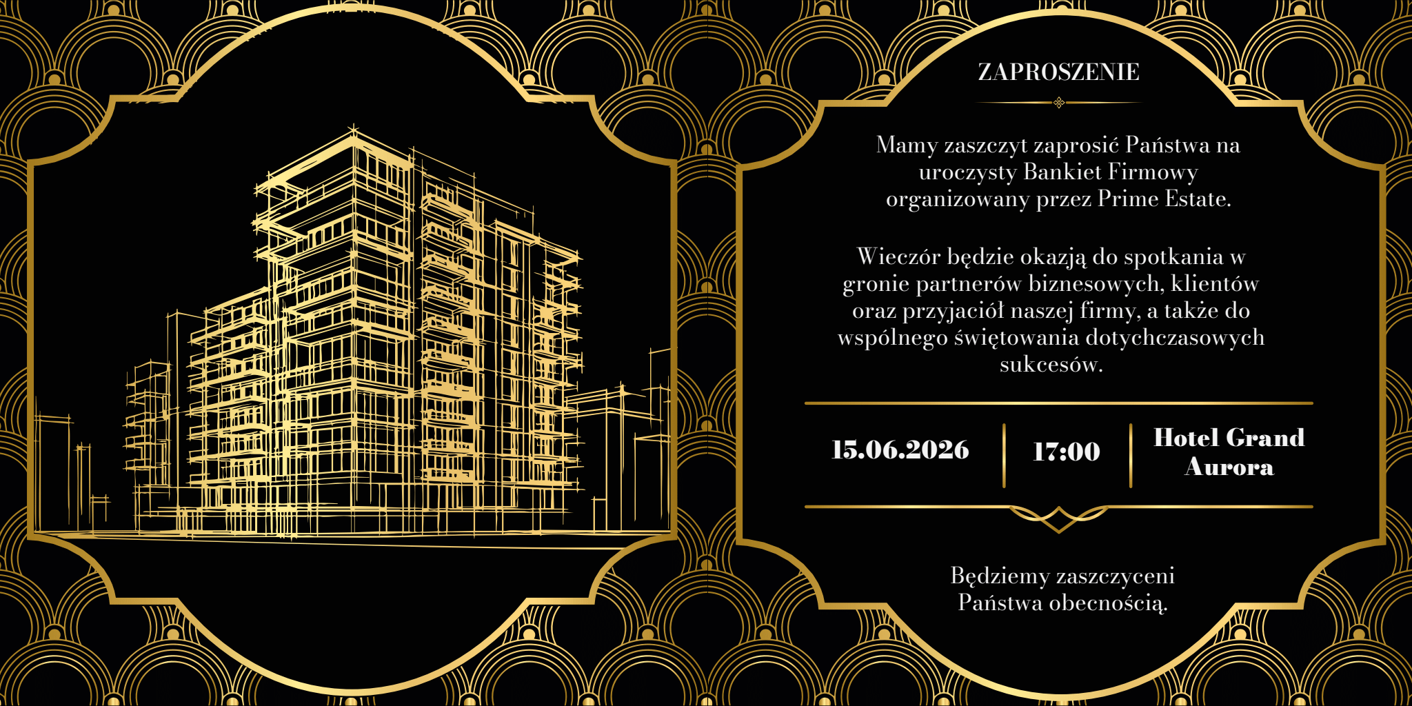 Metropolia Gold – zaproszenie na jubileusz firmy - obrazek 4